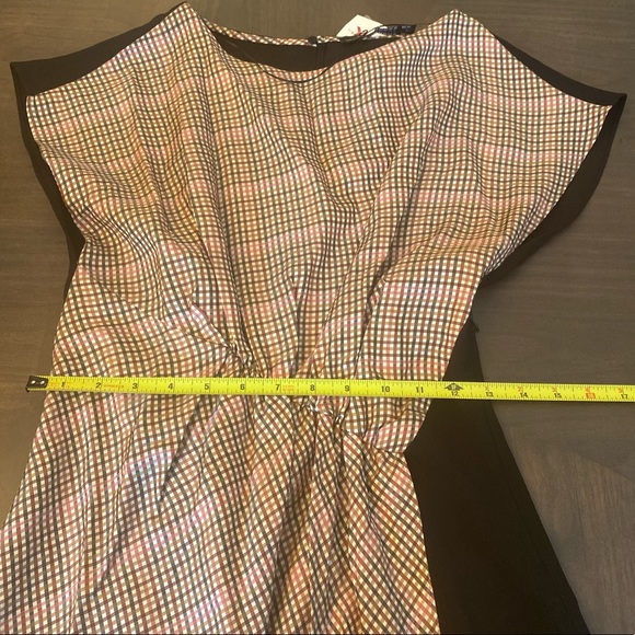 🆕Zara Patchwork asymmetrical midi dress - Picture 13 of 14